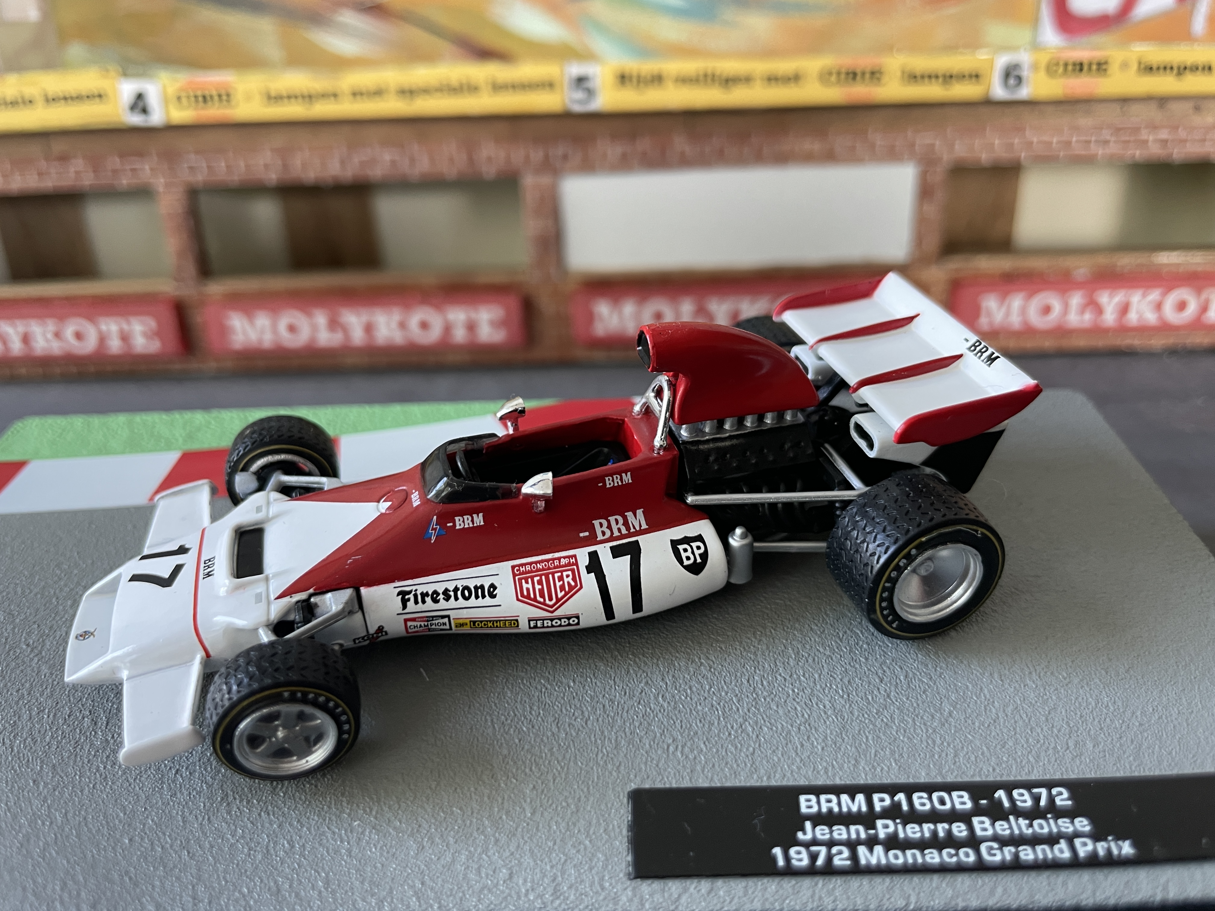 BRM P160B 1972 modelauto van Jean-Pierre Beltoise in Han's collectie