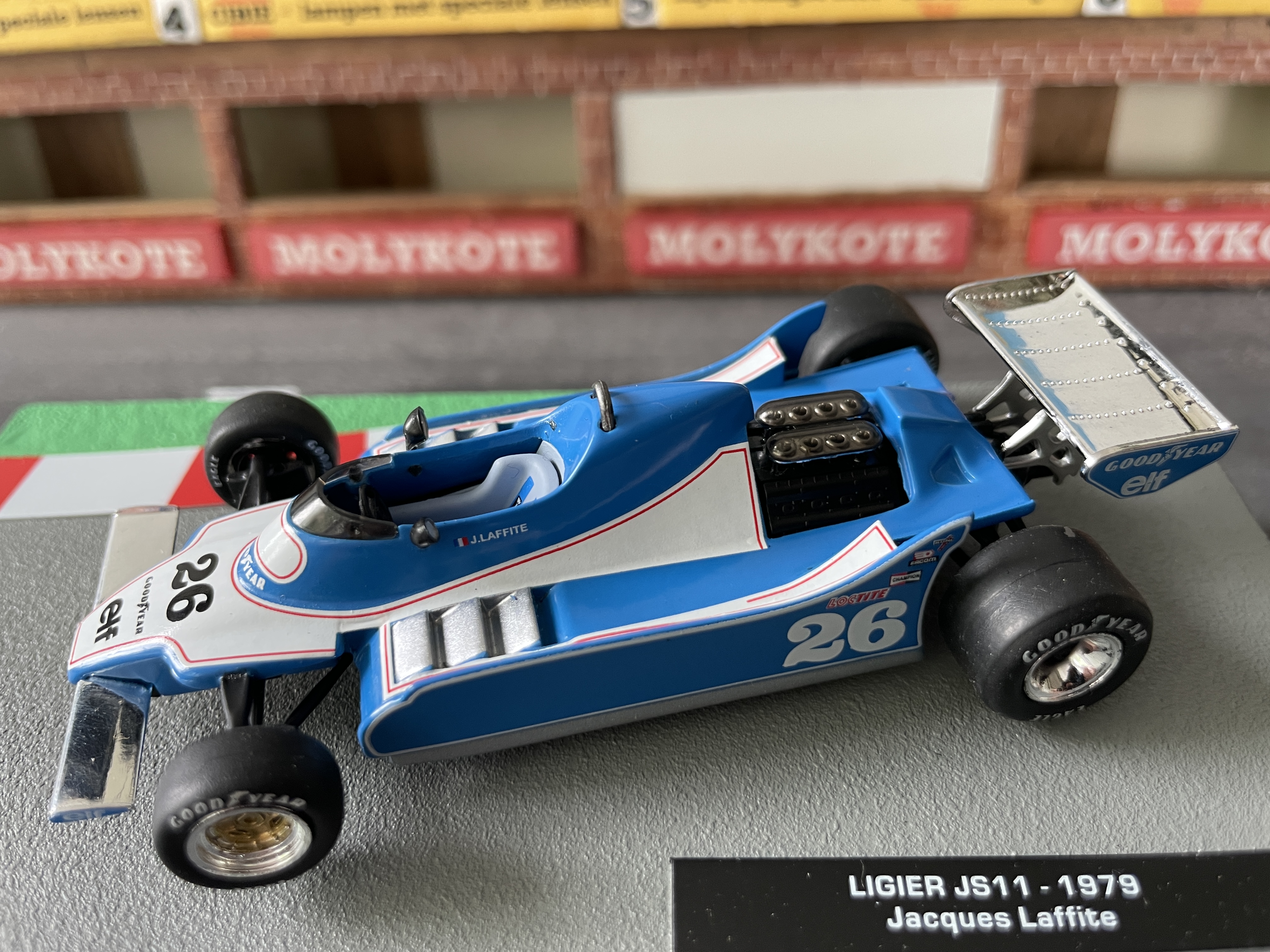 Ligier JS11 1979 modelauto van Jacques Laffite met startnummer 26 in Han's collectie