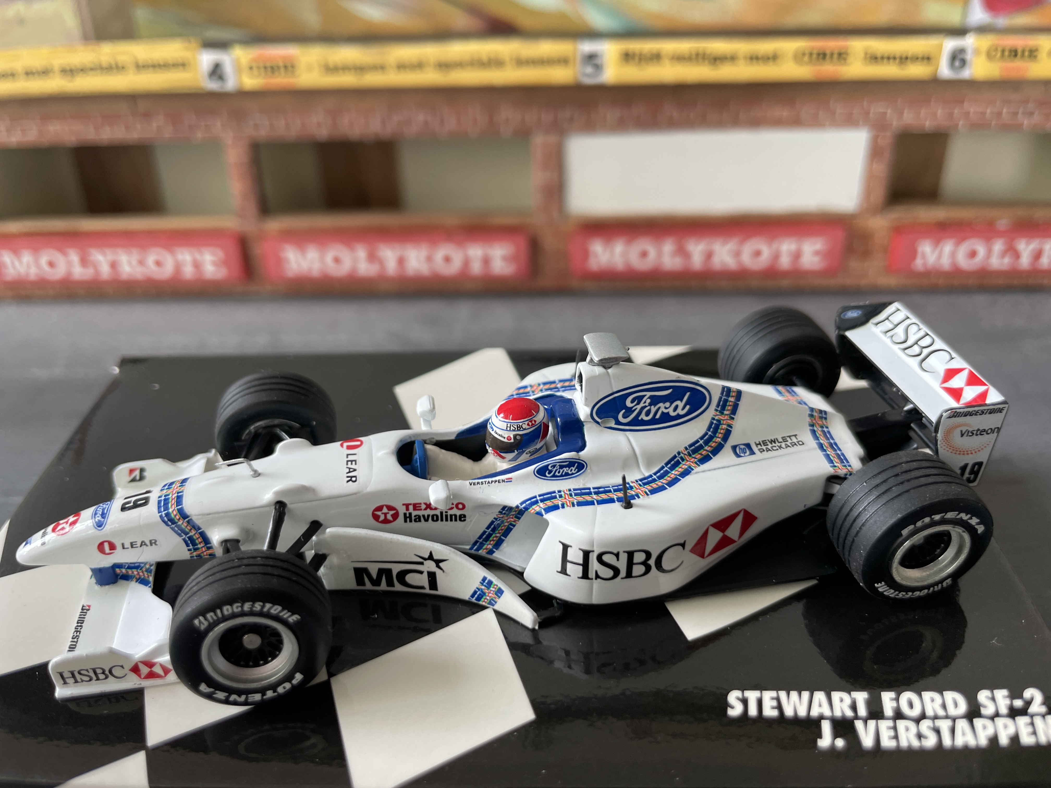 Stewart Ford SF-2 1998 modelauto van Jos Verstappen in mijn collectie